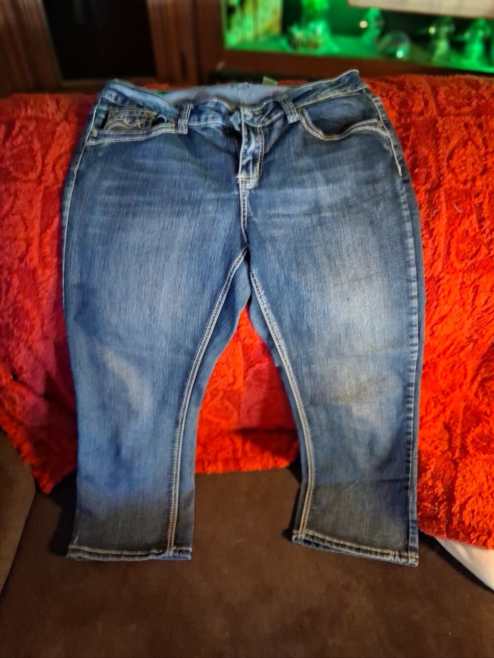 Weekend  Dark Blue Distressed Girls' Denim Jeans